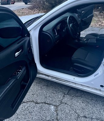 Interior Detail; Dodge Sedan; February 2026 - Removed stains from the seats and detailed the interior of a 2017 sedan. Interior Detail; Dodge Sedan; February 2026 - Removed stains from the seats and detailed the interior of a 2017 sedan.