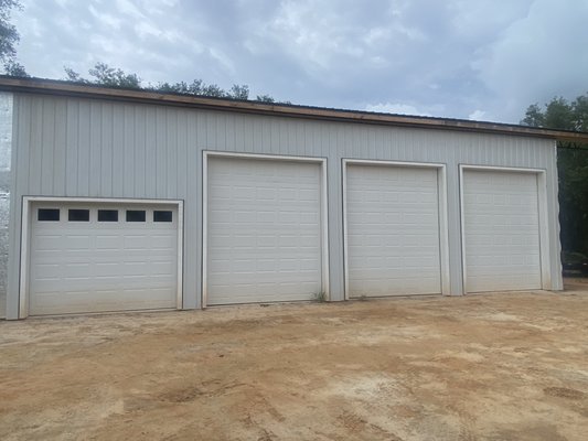 Garage install 2023 - New install of five haas garage doors