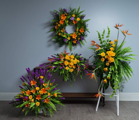 Sympathy and funeral flowers and standing spray - When you're looking to convey your condolences and offer comfort, Ivory Florist is here to assist you with a wide selection of sympathy flowers. As a premier sympathy flower delivery service in Orange County, we understand the importance of choosing the right arrangement for the service, office, home, or cemetery. With our expertise and personal connections to local funeral directors in Orange County, we have earned a reputation as a high-end sympathy flower specialist. Our range of offerings includes exquisite fresh flower standing sprays, elegant funeral wreaths, delicate floral funeral hearts, tasteful urn floral designs, and enchanting flowering gardens. In addition to these options, we also provide a diverse assortment of sympathy or memorial green and blooming plants, ensuring there is a suitable choice for any funeral or memorial service. Let Ivory Florist be your trusted partner during this difficult time, delivering heartfelt sympathy flowers that convey your deepest condolences. Sympathy and funeral flowers and standing spray - When you're looking to convey your condolences and offer comfort, Ivory Florist is here to assist you with a wide selection of sympathy flowers. As a premier sympathy flower delivery service in Orange County, we understand the importance of choosing the right arrangement for the service, office, home, or cemetery. With our expertise and personal connections to local funeral directors in Orange County, we have earned a reputation as a high-end sympathy flower specialist. Our range of offerings includes exquisite fresh flower standing sprays, elegant funeral wreaths, delicate floral funeral hearts, tasteful urn floral designs, and enchanting flowering gardens. In addition to these options, we also provide a diverse assortment of sympathy or memorial green and blooming plants, ensuring there is a suitable choice for any funeral or memorial service. Let Ivory Florist be your trusted partner during this difficult time, delivering heartfelt sympathy flowers that convey your deepest condolences.