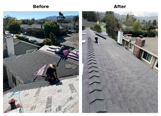 Before and After Tile Roof - Before and after roof transformation by Tom. This project highlights the difference quality roofing work can make, from the installation stage to the finished result. The new roof gives the home a cleaner look, stronger protection, and long-lasting value. Before and After Tile Roof - Before and after roof transformation by Tom. This project highlights the difference quality roofing work can make, from the installation stage to the finished result. The new roof gives the home a cleaner look, stronger protection, and long-lasting value.