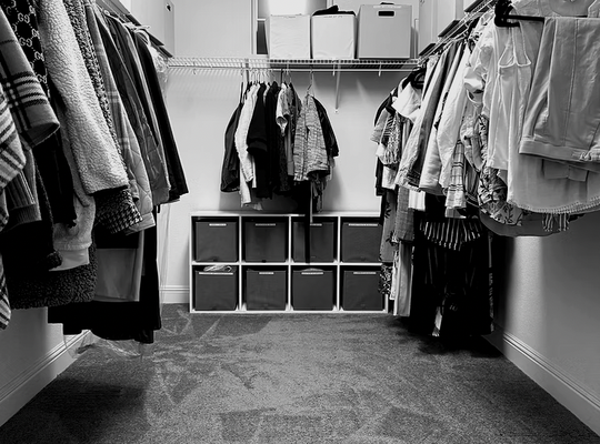 Letting Go with Love: A Closet Clean-out After Years of Gathering - This closet carried years of collecting—clothes from old seasons of life, “just in case” items, forgotten pieces buried in the back, and sentimental items she didn’t know how to part with. Like so many people, she held onto everything because letting go felt overwhelming, and starting felt impossible.