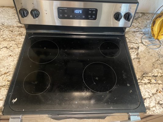 Before and After - This was a stove/microwave that needed some cleaning!  Plus, the white sink needed love! 
*results may vary