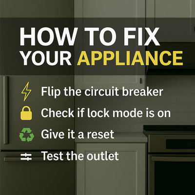 Quick Guide: How to Fix Your Appliance Before Calling for Help - Appliance acting up? Before you rush to call a technician, try these quick troubleshooting steps — they might save you time and money!
1. Flip the circuit breaker. ⚡
Locate the breaker that powers your appliance. Turn it off, wait 30 seconds, then switch it back on. This simple reset can fix small electrical issues.
2. Check if lock mode is on. 🔒
Many modern appliances have safety locks or control locks that disable normal functions. Double-check your control panel and turn off any active locks.
3. Give it a reset. ♻️
Turn off your appliance and unplug it. Wait about 5 minutes, then plug it back in and turn it on. A quick reboot often clears minor software glitches.
4. Test the outlet. 🔌
Unplug the appliance and plug in a phone charger or small device. If it doesn’t work either, the outlet could be the real problem.
⸻
If none of these tips solve the issue, it’s time to bring in a professional.
Wolf & Viking Service is here to help with fast, expert repairs for Sub-Zero, Wolf, Viking, and other luxury brands.
Need service? Call Wolf & Viking Service today! 📞 Quick Guide: How to Fix Your Appliance Before Calling for Help - Appliance acting up? Before you rush to call a technician, try these quick troubleshooting steps — they might save you time and money!
1. Flip the circuit breaker. ⚡
Locate the breaker that powers your appliance. Turn it off, wait 30 seconds, then switch it back on. This simple reset can fix small electrical issues.
2. Check if lock mode is on. 🔒
Many modern appliances have safety locks or control locks that disable normal functions. Double-check your control panel and turn off any active locks.
3. Give it a reset. ♻️
Turn off your appliance and unplug it. Wait about 5 minutes, then plug it back in and turn it on. A quick reboot often clears minor software glitches.
4. Test the outlet. 🔌
Unplug the appliance and plug in a phone charger or small device. If it doesn’t work either, the outlet could be the real problem.
⸻
If none of these tips solve the issue, it’s time to bring in a professional.
Wolf & Viking Service is here to help with fast, expert repairs for Sub-Zero, Wolf, Viking, and other luxury brands.
Need service? Call Wolf & Viking Service today! 📞