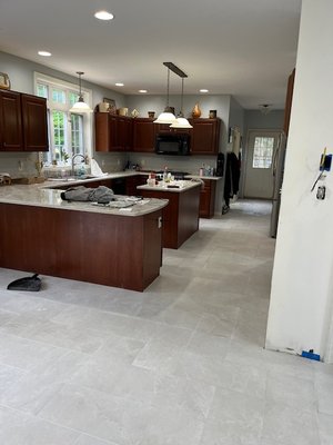 Tile Floors! - Here is a collection of photos showing my kitchen tiling and floor tiling work! Tile Floors! - Here is a collection of photos showing my kitchen tiling and floor tiling work!