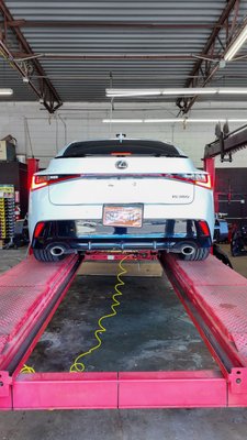 Precision Wheel Alignment Service - Over time, everyday driving, potholes, and bumping into curbs can throw your vehicle's steering and suspension out of whack. A wheel alignment adjusts the angles of your vehicle's tires to ensure they are perfectly parallel to each other and perpendicular to the road.
Using state-of-the-art diagnostic equipment, our technicians precisely calibrate your vehicle’s camber, caster, and toe back to exact factory specifications.
Why it matters:
Save on Tires: Proper alignment prevents uneven tire wear, extending the life of your tires.
Better Fuel Economy: When your wheels pull against each other, your engine has to work harder. Proper alignment minimizes rolling resistance, saving you money at the pump.
Safer Handling: Eliminates annoying steering wheel vibration and stops your vehicle from dangerously pulling to one side.
💡 Is your vehicle pulling to one side or experiencing uneven tire wear? Don't wait until you need to replace your tires early. Schedule your precision wheel alignment today! Precision Wheel Alignment Service - Over time, everyday driving, potholes, and bumping into curbs can throw your vehicle's steering and suspension out of whack. A wheel alignment adjusts the angles of your vehicle's tires to ensure they are perfectly parallel to each other and perpendicular to the road.
Using state-of-the-art diagnostic equipment, our technicians precisely calibrate your vehicle’s camber, caster, and toe back to exact factory specifications.
Why it matters:
Save on Tires: Proper alignment prevents uneven tire wear, extending the life of your tires.
Better Fuel Economy: When your wheels pull against each other, your engine has to work harder. Proper alignment minimizes rolling resistance, saving you money at the pump.
Safer Handling: Eliminates annoying steering wheel vibration and stops your vehicle from dangerously pulling to one side.
💡 Is your vehicle pulling to one side or experiencing uneven tire wear? Don't wait until you need to replace your tires early. Schedule your precision wheel alignment today!