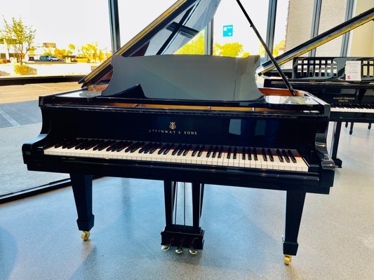 Steinway & Sons Model M - This beautiful Steinway M has a lush and warm sound. It was originally manufactured in 1926 and was lovingly rebuild in Germany. It comes with a 5 Year New Warranty. Every detail reflects the quality and attention of superb craftsmanship and we would like to invite you to come and play it. Steinway & Sons Model M - This beautiful Steinway M has a lush and warm sound. It was originally manufactured in 1926 and was lovingly rebuild in Germany. It comes with a 5 Year New Warranty. Every detail reflects the quality and attention of superb craftsmanship and we would like to invite you to come and play it.
