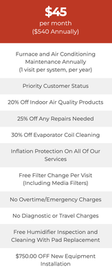 SMART CHOICE MAINTENANCE PLAN - At Smart Choice, our #1 priority is to ensure all our customers are comfortable and satisfied with our service. You can always count on Smart Choice HVAC to get the job done right. We are a reputable and reasonably priced company ready to serve you 24/7 with the best labor warranty in town! SMART CHOICE MAINTENANCE PLAN - At Smart Choice, our #1 priority is to ensure all our customers are comfortable and satisfied with our service. You can always count on Smart Choice HVAC to get the job done right. We are a reputable and reasonably priced company ready to serve you 24/7 with the best labor warranty in town!