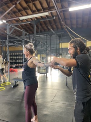 Personal Training - Unlock your true potential with personalized training tailored just for you! Whether you're starting out or leveling up, our expert trainers guide you step by step, ensuring you reach and surpass your fitness goals. Don't settle for the ordinary when you can achieve the extraordinary. Embark on a transformative journey with us today and feel the difference personal training makes.
Come in today or check out our website for a free 7-day pass! Personal Training - Unlock your true potential with personalized training tailored just for you! Whether you're starting out or leveling up, our expert trainers guide you step by step, ensuring you reach and surpass your fitness goals. Don't settle for the ordinary when you can achieve the extraordinary. Embark on a transformative journey with us today and feel the difference personal training makes.
Come in today or check out our website for a free 7-day pass!