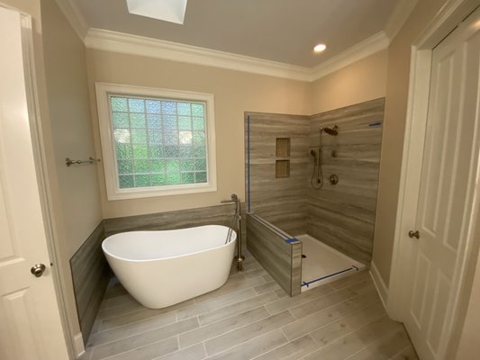 Bathroom Remodel - Owner wanted to update their bathroom and fix a few issues that they had with their plumbing. We have done multiple projects for this customer at their different properties and they have been extremely satisfied with each one. Bathroom Remodel - Owner wanted to update their bathroom and fix a few issues that they had with their plumbing. We have done multiple projects for this customer at their different properties and they have been extremely satisfied with each one.