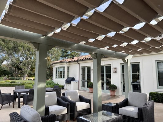 Slide - Wire Canopy - Commonly called Slide - Wire, Wave Canopy or Cable Canopy. Our Clients love this system due to its elegant appearance and way that it makes any home or business stand out.
This system goes perfect inside any existing wooden pergola and makes a great lounge space to relax.
Call today for a free measuring consultation! Slide - Wire Canopy - Commonly called Slide - Wire, Wave Canopy or Cable Canopy. Our Clients love this system due to its elegant appearance and way that it makes any home or business stand out.
This system goes perfect inside any existing wooden pergola and makes a great lounge space to relax.
Call today for a free measuring consultation!