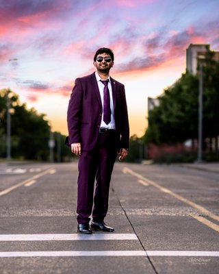 College Graduation - This young man just graduated with his Masters Degree in computer science. We were honored to be selected to capture these memories for him and his family.