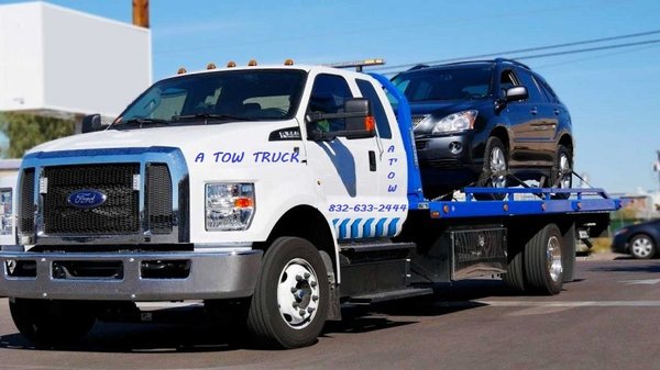 Towing service - A Tow Truck provides quality towing and wrecker service that handles everything from emergency roadside, towing to tire changes and vehicle lockout services in and around the Richmond, Texas area. We've been servicing the Richmond, Sugarland and Missouri City areas for several years and know our way around, which means we'll get to you fast and tow your vehicle to where it needs to go, guaranteed.
Whether you require long distance towing, local towing, flatbed or motorcycle towing we have you covered and will provide you a service in an expedient and cost-effective mannerWe also give quotes! Need an out of town tow? We can help! Just let us know where, and we'll give you our best quote to get you where you need to go.
A Tow Truck is your best bet when you require a tow. Our staff is not only knowledgeable, but friendly and ready to assist with any questions you may have. Give us a call today (832) 841-1447 and see why A Tow Truck is number one Towing service - A Tow Truck provides quality towing and wrecker service that handles everything from emergency roadside, towing to tire changes and vehicle lockout services in and around the Richmond, Texas area. We've been servicing the Richmond, Sugarland and Missouri City areas for several years and know our way around, which means we'll get to you fast and tow your vehicle to where it needs to go, guaranteed.
Whether you require long distance towing, local towing, flatbed or motorcycle towing we have you covered and will provide you a service in an expedient and cost-effective mannerWe also give quotes! Need an out of town tow? We can help! Just let us know where, and we'll give you our best quote to get you where you need to go.
A Tow Truck is your best bet when you require a tow. Our staff is not only knowledgeable, but friendly and ready to assist with any questions you may have. Give us a call today (832) 841-1447 and see why A Tow Truck is number one