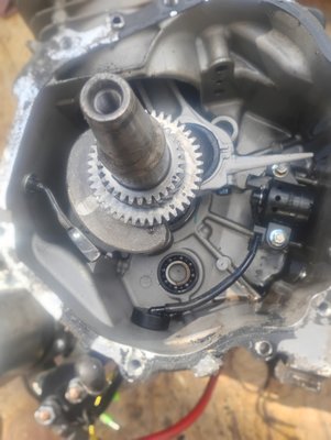 engine rebuild - customer stated motor was locked up it took engine apart found drive gear messed up.