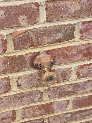 Hosebib installation - replacing the burst hosebib with the frost free hosebib valve. Hosebib installation - replacing the burst hosebib with the frost free hosebib valve.