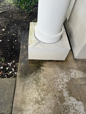 Pressure wash driveway/sidewalk - This was a driveway and sidewalk that had a lot of build up on it. End result was great and customer was very happy Pressure wash driveway/sidewalk - This was a driveway and sidewalk that had a lot of build up on it. End result was great and customer was very happy