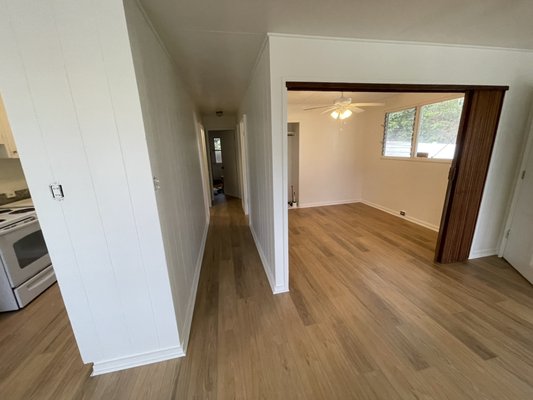 Laminate Vinyl Flooring - Luxury vinyl plank (LVP) flooring has been installed throughout the entire home. The homeowner utilizes this property for rental purposes. Laminate Vinyl Flooring - Luxury vinyl plank (LVP) flooring has been installed throughout the entire home. The homeowner utilizes this property for rental purposes.