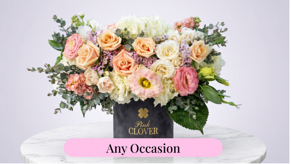 🌸 BOUQUETS - Our signature bouquets reflect the essence of Pink Clover Florist—bright, elegant, and thoughtfully composed. We specialize in premium roses, soft pastel palettes, and modern European-style arrangements designed to feel natural and refined. Each bouquet is handcrafted daily using fresh, high-quality flowers and is available for same-day flower delivery. Whether you're celebrating something special or sending a simple gesture, these designs are created to feel personal and unforgettable. 🌸 BOUQUETS - Our signature bouquets reflect the essence of Pink Clover Florist—bright, elegant, and thoughtfully composed. We specialize in premium roses, soft pastel palettes, and modern European-style arrangements designed to feel natural and refined. Each bouquet is handcrafted daily using fresh, high-quality flowers and is available for same-day flower delivery. Whether you're celebrating something special or sending a simple gesture, these designs are created to feel personal and unforgettable.