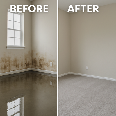 Mold Removal - Mold remediation is the process of safely containing, removing and preventing the return of mold growth caused by unresolved moisture. Because Texas's humidity accelerates mold growth after any water event, our IICRC AMRT-certified technicians treat both the visible mold and the moisture source that caused it.