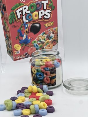 Fruit loops (type) - We’ve made this candle with a smell of real fruit loops. All you need is a Bowl & a spoon & you will be slavering for a real bowl of fruit loops Fruit loops (type) - We’ve made this candle with a smell of real fruit loops. All you need is a Bowl & a spoon & you will be slavering for a real bowl of fruit loops
