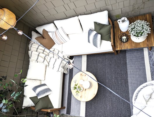 Patio Revival - The goal of this project was to completely refresh the patio, maximizing a small space to accommodate seating for six individuals while infusing bohemian touches. Additionally, the design prioritized the use of dog-friendly fabrics to ensure comfort and functionality for both humans and their furry companions. Patio Revival - The goal of this project was to completely refresh the patio, maximizing a small space to accommodate seating for six individuals while infusing bohemian touches. Additionally, the design prioritized the use of dog-friendly fabrics to ensure comfort and functionality for both humans and their furry companions.