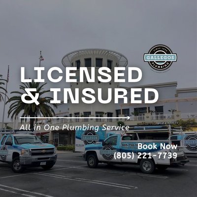 We are fully insured, giving you peace of mind knowing that you are protected in the unlikely event of any mishaps. - We are fully insured, giving you peace of mind knowing that you are protected in the unlikely event of any mishaps. Additionally, we stand behind our work with a satisfaction guarantee.
Living in Ventura, CA, and the surrounding areas like Ojai, Thousand Oaks, and Westlake Village, you know that plumbing issues can be particularly challenging due to our region's unique climate and infrastructure. At Gallegos Plumbing, we understand the specific needs of our local community and are committed to providing tailored solutions that address these challenges effectively. We are fully insured, giving you peace of mind knowing that you are protected in the unlikely event of any mishaps. - We are fully insured, giving you peace of mind knowing that you are protected in the unlikely event of any mishaps. Additionally, we stand behind our work with a satisfaction guarantee.
Living in Ventura, CA, and the surrounding areas like Ojai, Thousand Oaks, and Westlake Village, you know that plumbing issues can be particularly challenging due to our region's unique climate and infrastructure. At Gallegos Plumbing, we understand the specific needs of our local community and are committed to providing tailored solutions that address these challenges effectively.