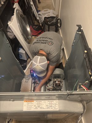 Dryer Samsung doesn’t hot - Samsung Dryer — No Heat
Customer reported that the Samsung dryer stopped heating. Diagnosed a failed temperature sensor. Replaced the sensor, tested the unit — heating restored and the dryer is working like new again. Fast and clean service with warranty. Dryer Samsung doesn’t hot - Samsung Dryer — No Heat
Customer reported that the Samsung dryer stopped heating. Diagnosed a failed temperature sensor. Replaced the sensor, tested the unit — heating restored and the dryer is working like new again. Fast and clean service with warranty.