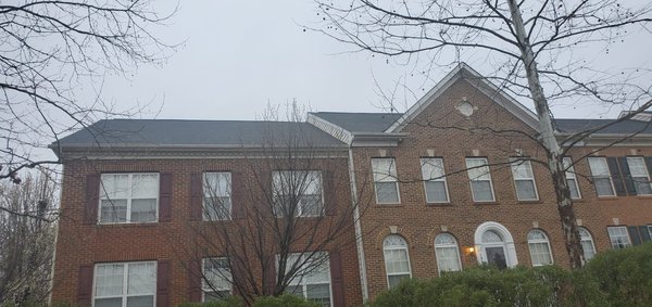 GAF Charcoal Gray - GAF makes an amazing product and the Charcoal Gray is great choice on just about any home, but our homeowner loved it against the brick.  We would agree:)