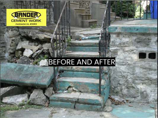 Before and Afters - Transformed an outdated, worn space into a modern concrete showpiece. These renovations involved removing the previous structure and replacing it with sleek, durable materials that elevate both functionality and curb appeal.