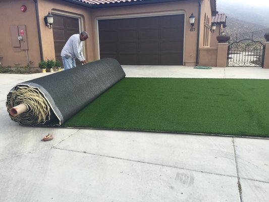 Turf jobs - Beautiful turf jobs done in front and backyard