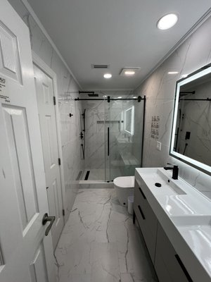 Bathroom renovation - This was a full bathroom renovation Bathroom renovation - This was a full bathroom renovation