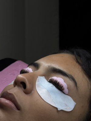 Lash Lift and Tint - A luxe service for those seeking to enhance their natural lashes. A Semi- permanent procedure that gives the look of darker, fuller, or thicker natural lashes.