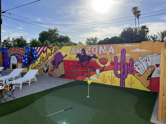 Airbnb Mural (Scottsdale, AZ) - We got to stay at this Airbnb while we painted this mural for 6 days. Great way to add value to your asset and make your rental stand out against the competition. Airbnb Mural (Scottsdale, AZ) - We got to stay at this Airbnb while we painted this mural for 6 days. Great way to add value to your asset and make your rental stand out against the competition.