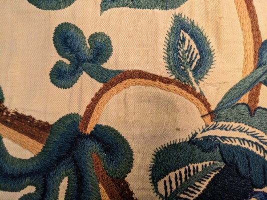 Flower pillow - The before and after of this lovely pillow.