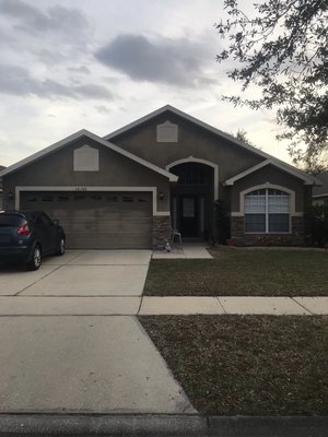 Exterior Paint ! Out the old in with the new ! - Exterior of House Pressure Washed,Sealed and Painted !