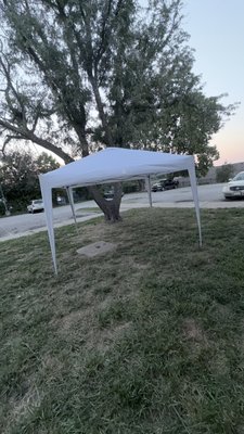 This is the 10X10 Popup Canopy. It also has 2 sides available to use. - This is pictures of the 10x10 canopy This is the 10X10 Popup Canopy. It also has 2 sides available to use. - This is pictures of the 10x10 canopy