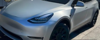 Color change project - This vehicle was beautifully wrapped in white aluminum color with a satin finish. Color change project - This vehicle was beautifully wrapped in white aluminum color with a satin finish.