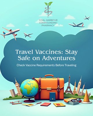 Travel Vaccines | Pre-Travel Health Services | Coal Harbour Pharmacy Vancouver - Planning a trip? Stay protected with comprehensive travel vaccination services at Coal Harbour Pharmacy.
Our certified pharmacists offer:
• Travel consultations tailored to your destination
• Routine & travel-specific vaccines (Hepatitis A & B, Typhoid, Yellow Fever, etc.)
• Up-to-date health recommendations for global regions
• Convenient scheduling with minimal wait times
Whether you’re heading to Southeast Asia, Africa, South America, or beyond, we’ll help you travel safely and confidently.
📍 Located in downtown Vancouver, we make pre-travel health care quick, personalized, and stress-free. Travel Vaccines | Pre-Travel Health Services | Coal Harbour Pharmacy Vancouver - Planning a trip? Stay protected with comprehensive travel vaccination services at Coal Harbour Pharmacy.
Our certified pharmacists offer:
• Travel consultations tailored to your destination
• Routine & travel-specific vaccines (Hepatitis A & B, Typhoid, Yellow Fever, etc.)
• Up-to-date health recommendations for global regions
• Convenient scheduling with minimal wait times
Whether you’re heading to Southeast Asia, Africa, South America, or beyond, we’ll help you travel safely and confidently.
📍 Located in downtown Vancouver, we make pre-travel health care quick, personalized, and stress-free.