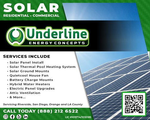 FLYERS & OFFERS - Underline Energy Concepts Flyers and Promotions FLYERS & OFFERS - Underline Energy Concepts Flyers and Promotions