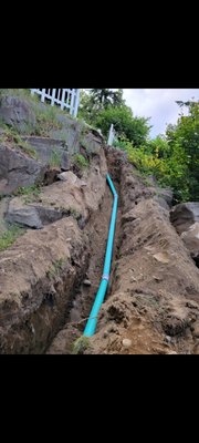 sewer repair - install 100 feet sewer line from house all the way to the main city line sewer repair - install 100 feet sewer line from house all the way to the main city line