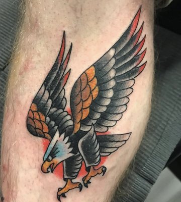 American Traditional Tattoos - Examples of the traditional tattooing that we love to do. The shop has tons of flash to pick from or you can custom design your own. Please give the shop a call anytime with any additional questions.
