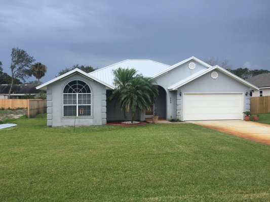 Metal Roof Install in St. Augustine - This metal roof will outlive its owners. If you are looking for a roof that will stand the test of time and weather - this is your answer! Request a quote now.