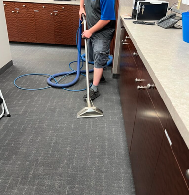 Commercial Cleaning - Restaurant carpet with spilled pasta sauce? Office space with ink? We've got you covered. We work with you for the best commercial solution so your customers can focus on what matters most, your services! Commercial Cleaning - Restaurant carpet with spilled pasta sauce? Office space with ink? We've got you covered. We work with you for the best commercial solution so your customers can focus on what matters most, your services!
