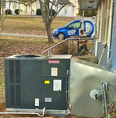 System Update - This system replacement was done by our team after a phone call about a heater not working and the vents not blowing enough. Our team came to the rescue the same day and jumped on the project with ease. We tore out the old, rusted ductwork and custom fabricated a sleek designed duct system to fit under the limited access crawl space area. After replacing the duct system, we installed a brand-new HVAC system with a much sleeker look.