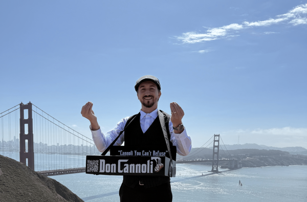 Don Cannoli Travels to California for a wedding! - The Don loves to travel, and the family will go above and beyond to create an unforgettable experience for you and your guests! Book The Don today! DonCannoliCatering.com/booknow Don Cannoli Travels to California for a wedding! - The Don loves to travel, and the family will go above and beyond to create an unforgettable experience for you and your guests! Book The Don today! DonCannoliCatering.com/booknow