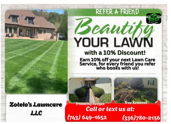 Unlock exclusive savings - We believe that quality lawn care should be accessible to everyone. That’s why we’re excited to offer Exclusive Discounts, making it easier for you to enjoy a beautiful healthy lawn. Unlock exclusive savings - We believe that quality lawn care should be accessible to everyone. That’s why we’re excited to offer Exclusive Discounts, making it easier for you to enjoy a beautiful healthy lawn.