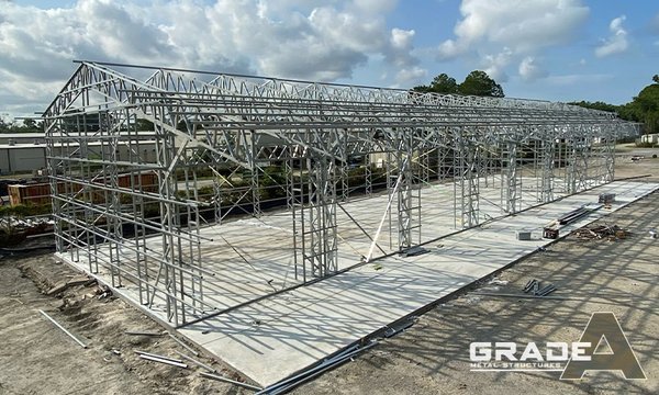 Metal Structure Installations - These are just a few of the many metal structures that have been installed after doing business with us. Metal Structure Installations - These are just a few of the many metal structures that have been installed after doing business with us.