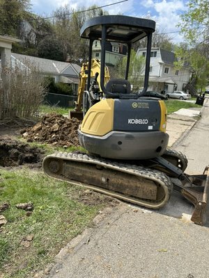 Big underground job - This is a building sewer and drain replacement done in 2024. Big underground job - This is a building sewer and drain replacement done in 2024.