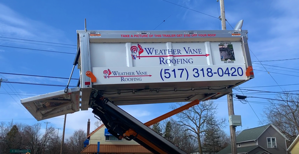 The Equipter Protects Your Property During Roof Replacement - Everyone can use a fairy godmother, even your roof!
So you are having your roof replaced! Congrats! Are you worried about your beautiful flower beds, gorgeous grass, and other landscape features around your yard taking a hit? This can be a real issue as roofs are ripped off and the old wood, shingles, underlayment, and nails are tossed onto the ground below and next to the house. It’s not uncommon for them to end up on top of flowers, shrubs, and lawns.
It’s important to us here at Weather Vane Roofing not to make a mess such as this on your property or damage anything while we re-create and enhance your home by updating your roof.
However, while we can do some amazing work on top of your house, we aren’t Puff the Magic Dragon so we can’t remove your roof and make the debris disappear with one blow, BUT we can come close! Introducing … the Equipter, a piece of equipment we use that innovates debris removal with speed and efficiency. Making it easier, cleaner and safer to take the debris away while minimizing potential damage to other areas of your property.
We pull the Equipter container up as close as we can to your house and as high as we can to your roof so we can easily slide all that old roof material right into it to haul away in bulk. This minimizes the back and forth on your lawn, too… We don’t want to carve a trail in your yard by making a gazillion trips with wheelbarrows full of discarded roofing material to the dumpster in the street or driveway. With fewer trips, less potential damage results. The Equipter Protects Your Property During Roof Replacement - Everyone can use a fairy godmother, even your roof!
So you are having your roof replaced! Congrats! Are you worried about your beautiful flower beds, gorgeous grass, and other landscape features around your yard taking a hit? This can be a real issue as roofs are ripped off and the old wood, shingles, underlayment, and nails are tossed onto the ground below and next to the house. It’s not uncommon for them to end up on top of flowers, shrubs, and lawns.
It’s important to us here at Weather Vane Roofing not to make a mess such as this on your property or damage anything while we re-create and enhance your home by updating your roof.
However, while we can do some amazing work on top of your house, we aren’t Puff the Magic Dragon so we can’t remove your roof and make the debris disappear with one blow, BUT we can come close! Introducing … the Equipter, a piece of equipment we use that innovates debris removal with speed and efficiency. Making it easier, cleaner and safer to take the debris away while minimizing potential damage to other areas of your property.
We pull the Equipter container up as close as we can to your house and as high as we can to your roof so we can easily slide all that old roof material right into it to haul away in bulk. This minimizes the back and forth on your lawn, too… We don’t want to carve a trail in your yard by making a gazillion trips with wheelbarrows full of discarded roofing material to the dumpster in the street or driveway. With fewer trips, less potential damage results.