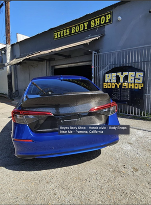 Collision Repair - Reyes Body shop is a Family owned and operated auto body shop that is driven by a passion for cars. We can handle all minor and major repairs. When you bring us your vehicle we will make sure to take care of it as our own. We hope that your experience with us is easy, affordable, and hassle-free. We’re available Monday through Saturday for your convenience. Call today for more information.
Reyes Body Shop es un taller de carrocería de propiedad y operación familiar impulsado por la pasión por los automóviles. Podemos manejar todas las reparaciones menores y mayores. Cuando nos traiga su vehículo, nos aseguraremos de cuidarlo como si fuera nuestro. Esperamos que su experiencia con nosotros sea fácil, asequible y sin complicaciones. Estamos disponibles de lunes a sábado para su comodidad. Llame hoy para obtener más información. Collision Repair - Reyes Body shop is a Family owned and operated auto body shop that is driven by a passion for cars. We can handle all minor and major repairs. When you bring us your vehicle we will make sure to take care of it as our own. We hope that your experience with us is easy, affordable, and hassle-free. We’re available Monday through Saturday for your convenience. Call today for more information.
Reyes Body Shop es un taller de carrocería de propiedad y operación familiar impulsado por la pasión por los automóviles. Podemos manejar todas las reparaciones menores y mayores. Cuando nos traiga su vehículo, nos aseguraremos de cuidarlo como si fuera nuestro. Esperamos que su experiencia con nosotros sea fácil, asequible y sin complicaciones. Estamos disponibles de lunes a sábado para su comodidad. Llame hoy para obtener más información.