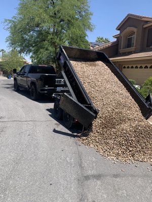 Rock delivery - I’m the guy if you need any dirt or rock delivered, my fees are very reasonable. please give me a call. My trailer only holds 3 tons per load. Rock delivery - I’m the guy if you need any dirt or rock delivered, my fees are very reasonable. please give me a call. My trailer only holds 3 tons per load.